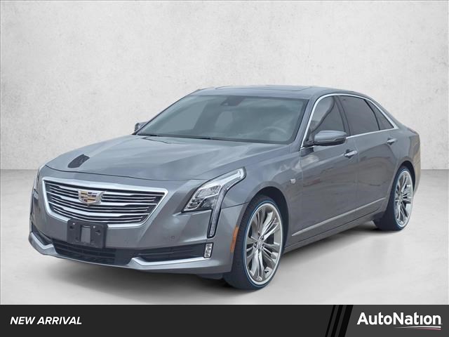 Gray (Satin Steel Metallic) 2018 Cadillac CT6 3.0TT Platinum AWD Sedan All-Wheel Drive 8-Speed Automatic