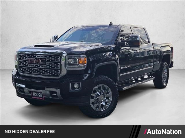 Onyx Black 2018 GMC Sierra 2500HD Denali Crew Cab SB 4WD Pickup Truck Four-Wheel Drive 6-Speed Automatic