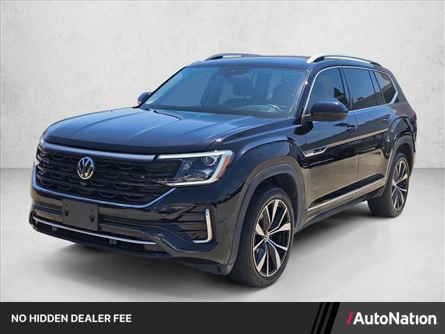 Deep Black Pearl 2024 Volkswagen Atlas SUV / Crossover All-Wheel Drive 8-Speed Automatic