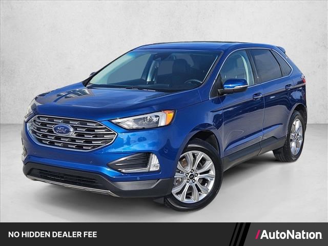 Atlas Blue Metallic 2024 Ford Edge SUV / Crossover All-Wheel Drive 8-Speed Automatic