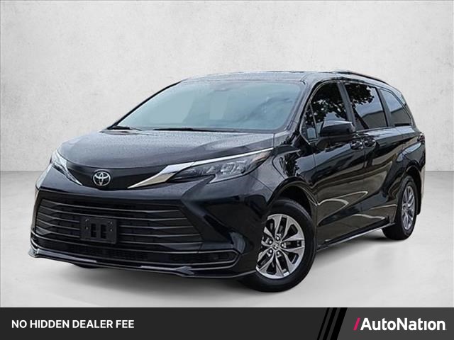 Midnight Black Met 2026 Toyota Sienna Minivan Front-Wheel Drive Automatic