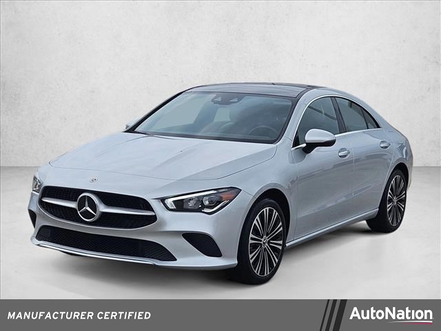 Iridium Silver Metallic 2023 Mercedes-Benz CLA 250 4MATIC Coupe All-Wheel Drive Automatic