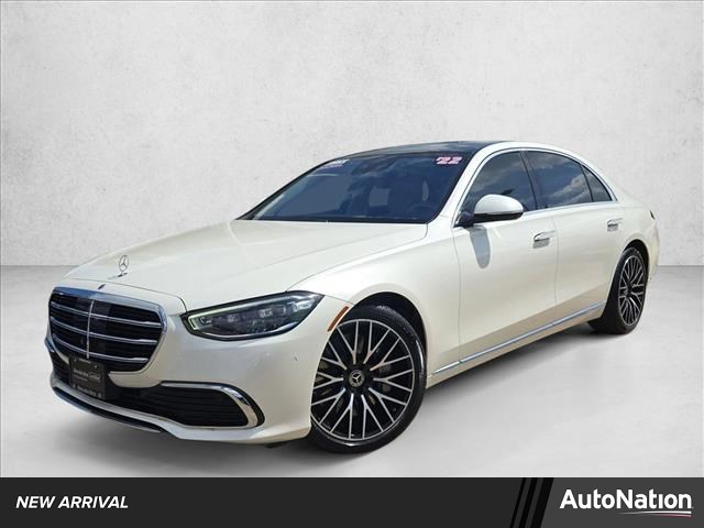 Manufaktur Diamond White 2022 Mercedes-Benz S-Class S 580 4MATIC AWD Sedan All-Wheel Drive Automatic
