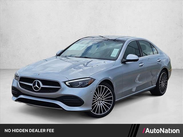 Cirrus Silver Metallic 2026 Mercedes-Benz C-Class Sedan Rear-Wheel Drive Automatic