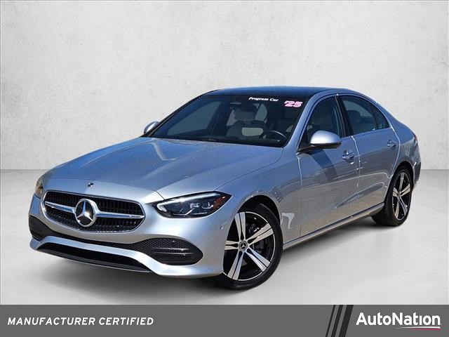 Cirrus Silver Metallic 2025 Mercedes-Benz C-Class C 300 RWD Sedan Rear-Wheel Drive Automatic