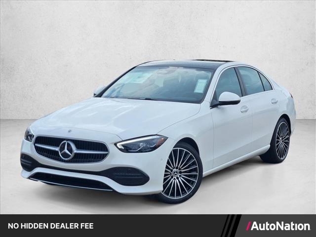 Polar White 2026 Mercedes-Benz C-Class C 300 RWD Sedan Rear-Wheel Drive Automatic