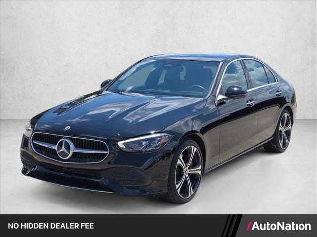 Obsidian Black Met 2023 Mercedes-Benz C-Class Sedan Rear-Wheel Drive Automatic