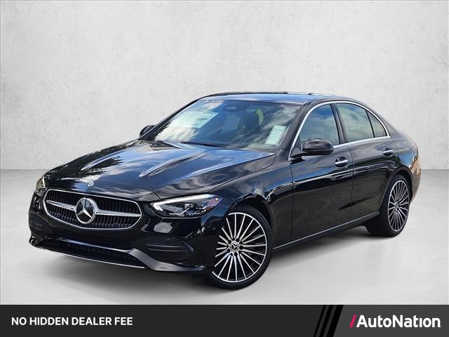 Black 2026 Mercedes-Benz C-Class C 300 RWD Sedan Rear-Wheel Drive Automatic