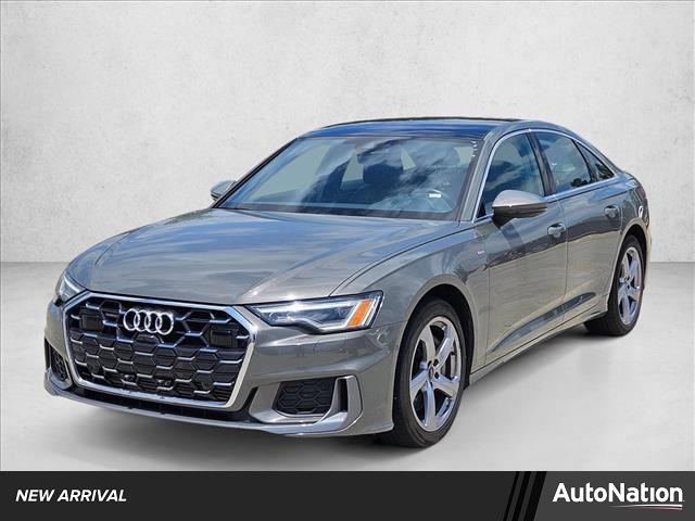Gray 2024 Audi A6 quattro Premium Plus 55 TFSI Sedan All-Wheel Drive Automatic
