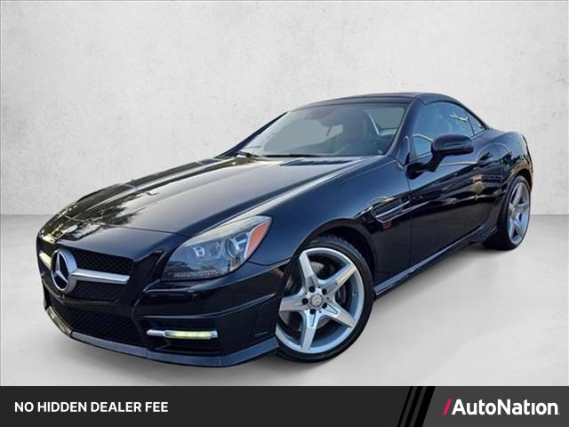 Obsidian Black Metallic 2013 Mercedes-Benz SLK Convertible Rear-Wheel Drive Automatic