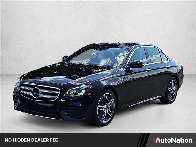 Black 2019 Mercedes-Benz E-Class Sedan All-Wheel Drive Automatic