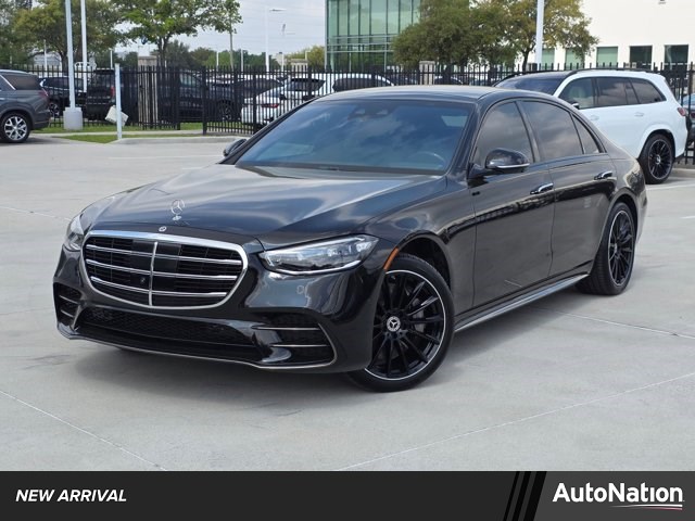 Obsidian Black Metallic 2025 Mercedes-Benz S-Class S 580 4MATIC Sedan All-Wheel Drive Automatic