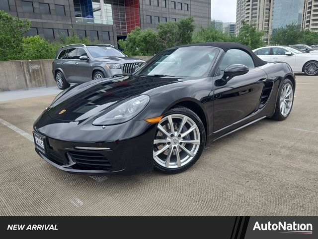 Jet Black Metallic 2024 Porsche 718 Boxster Convertible Automatic