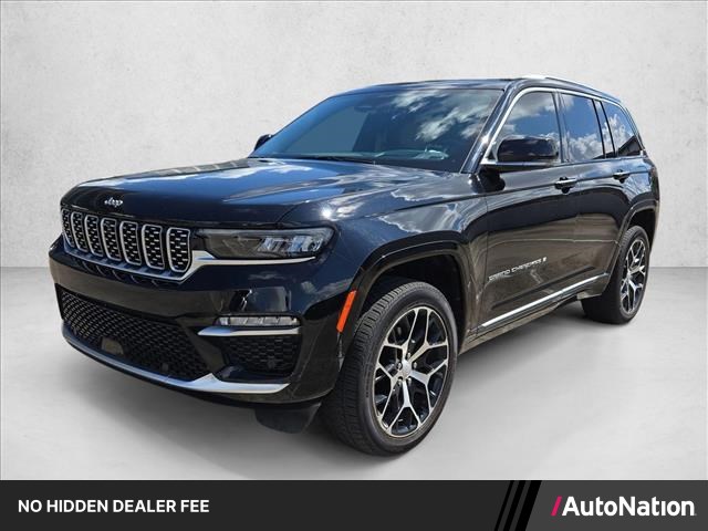Diamond Black Crystal Pearlcoat 2022 Jeep Grand Cherokee SUV / Crossover Four-Wheel Drive 8-Speed Automatic