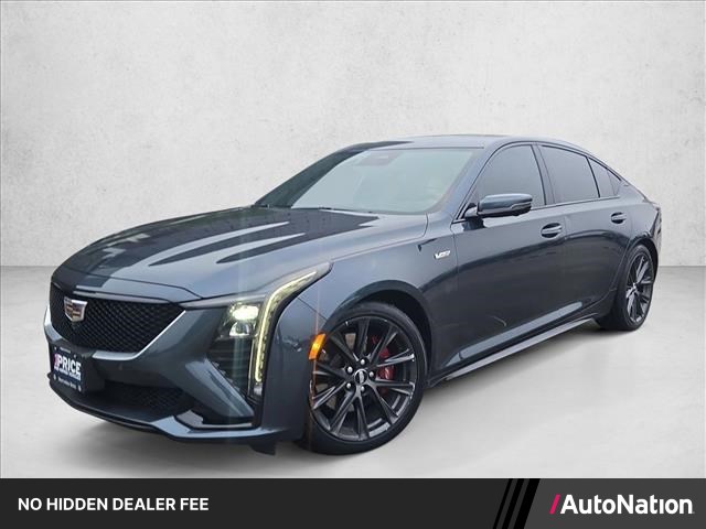 Deep Space Metallic 2025 Cadillac CT5 V-Series RWD Sedan Rear-Wheel Drive Automatic