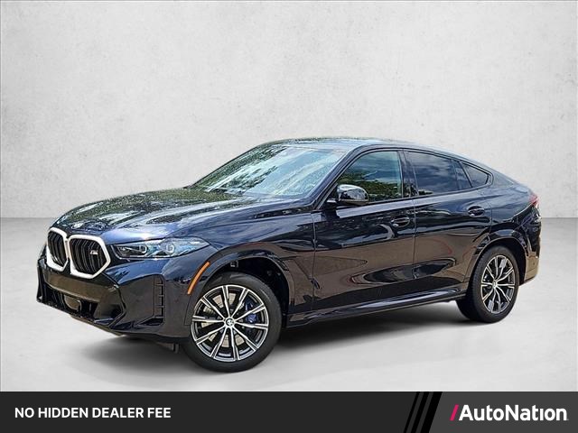 Black 2025 BMW X6 SUV / Crossover All-Wheel Drive Automatic