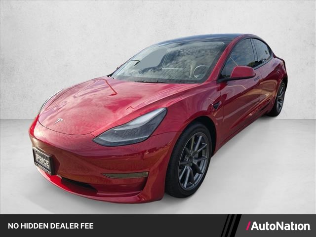 Red Multi-Coat [Re 2022 Tesla Model 3 Sedan Rear-Wheel Drive Automatic
