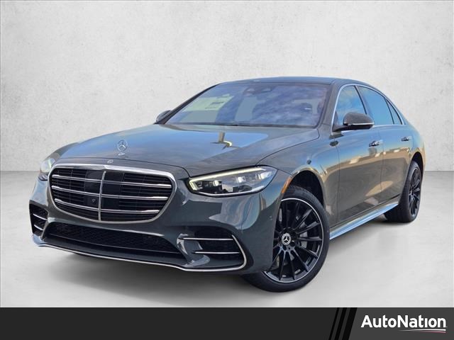 Gray (Manufaktur Silicon Grey) 2026 Mercedes-Benz S-Class S 580 4MATIC Sedan All-Wheel Drive Automatic