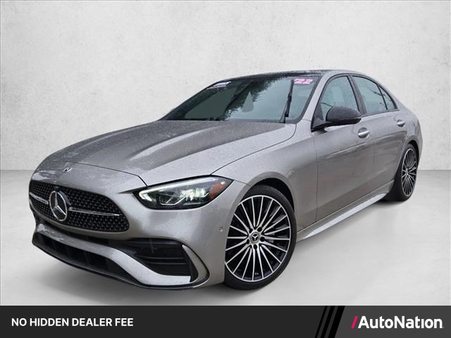 Mojave Silver Metallic 2022 Mercedes-Benz C-Class Sedan Rear-Wheel Drive Automatic