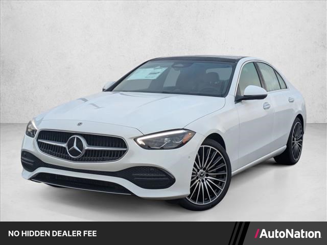 Polar White 2026 Mercedes-Benz C-Class Sedan Rear-Wheel Drive Automatic