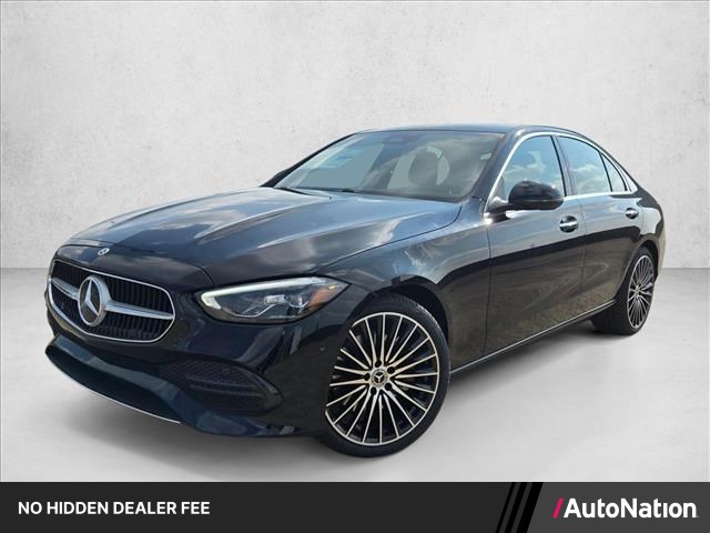 Black 2026 Mercedes-Benz C-Class Sedan Rear-Wheel Drive Automatic