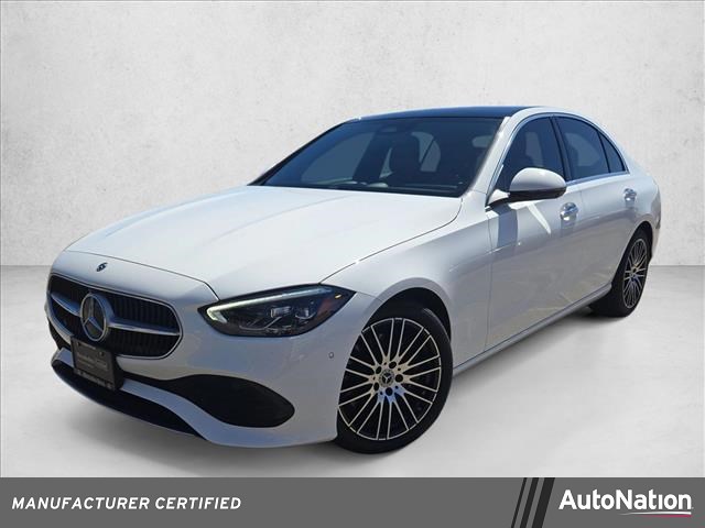 Polar White 2023 Mercedes-Benz C-Class C 300 RWD Sedan Rear-Wheel Drive Automatic