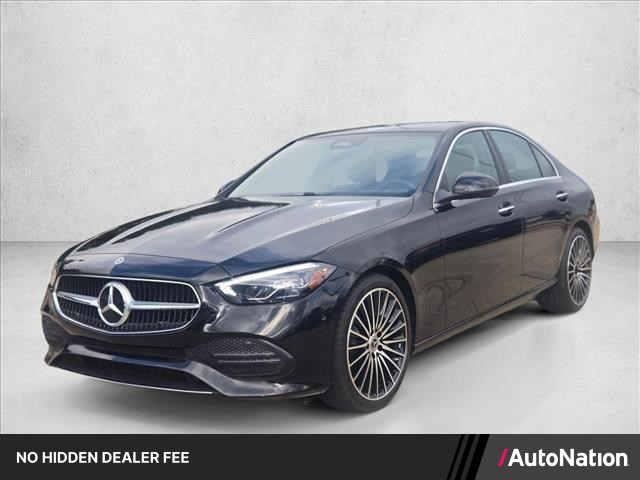 Black 2026 Mercedes-Benz C-Class Sedan Rear-Wheel Drive Automatic