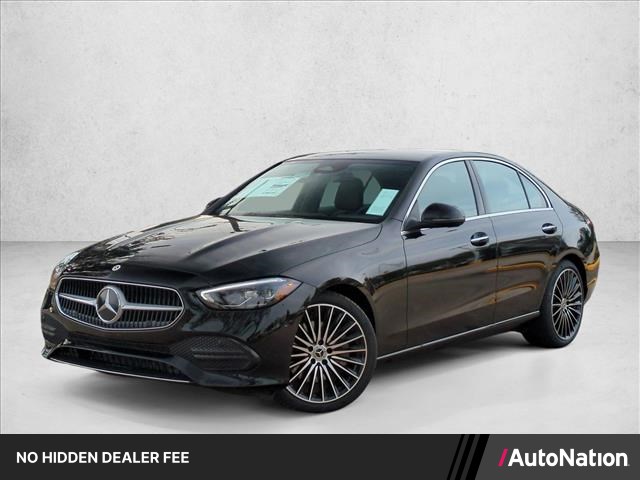 Black 2026 Mercedes-Benz C-Class Sedan Rear-Wheel Drive Automatic