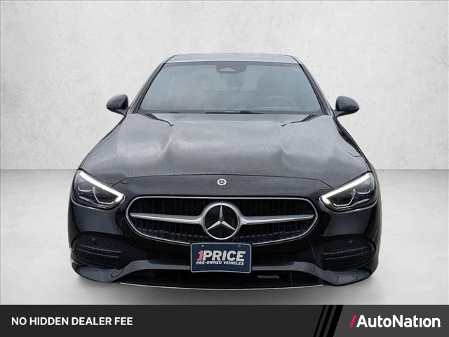 Obsidian Black Metallic 2025 Mercedes-Benz C-Class Sedan Rear-Wheel Drive Automatic