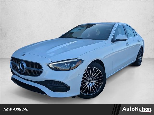 Polar White 2026 Mercedes-Benz C-Class C 300 RWD Sedan Rear-Wheel Drive Automatic