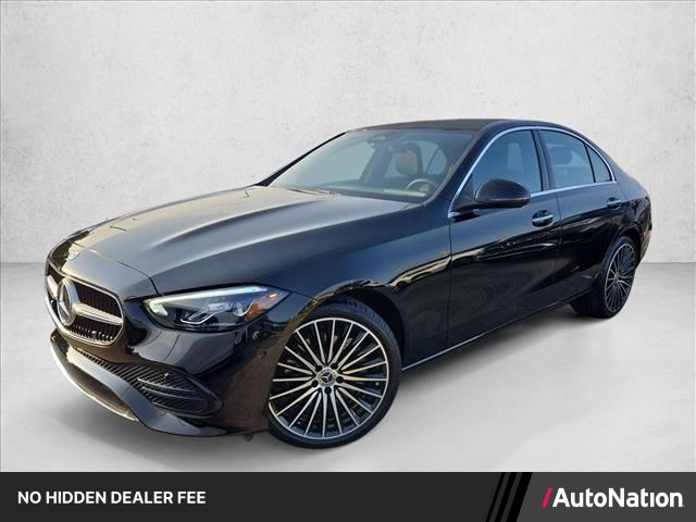 Black 2026 Mercedes-Benz C-Class Sedan Rear-Wheel Drive Automatic