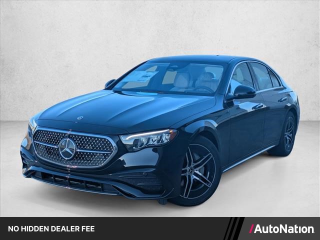 Black 2026 Mercedes-Benz E-Class Sedan Rear-Wheel Drive Automatic