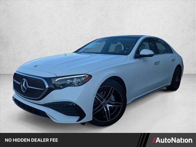 Polar White 2026 Mercedes-Benz E-Class Sedan Rear-Wheel Drive Automatic