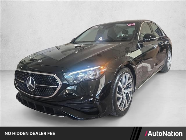 Black 2026 Mercedes-Benz E-Class E 350 RWD Sedan Rear-Wheel Drive Automatic