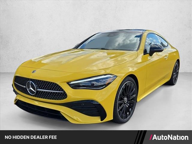 Sun Yellow 2026 Mercedes-Benz CLE Coupe All-Wheel Drive Automatic