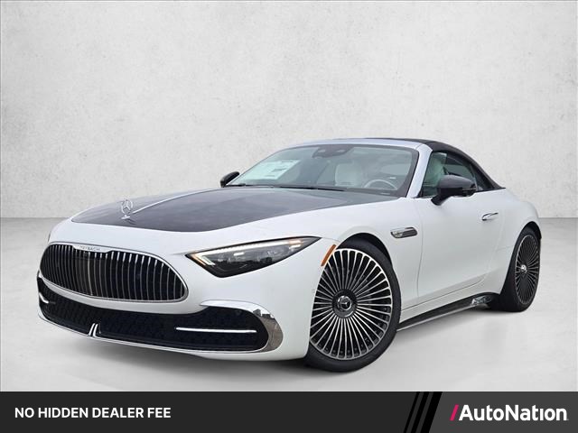Manufaktur Moonlight White Magno 2026 Mercedes-Benz SL-Class Convertible All-Wheel Drive Automatic