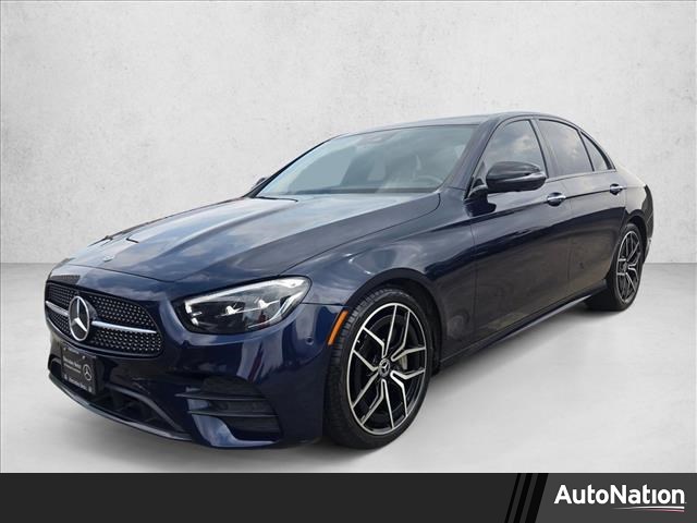 Lunar Blue Metallic 2021 Mercedes-Benz E-Class E 350 RWD Sedan Rear-Wheel Drive Automatic