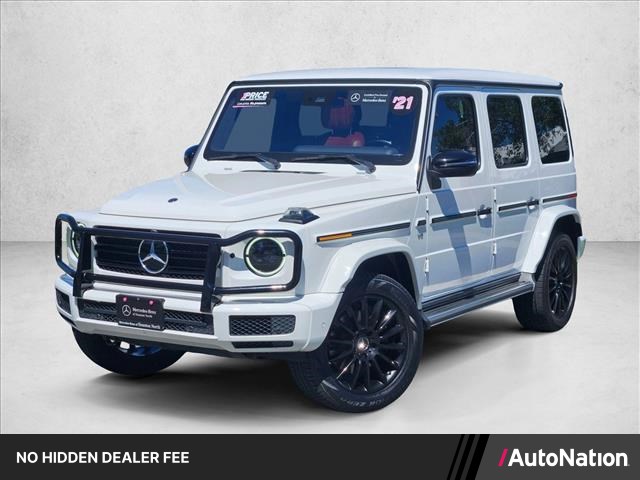 Polar White 2021 Mercedes-Benz G-Class G 550 4MATIC SUV / Crossover All-Wheel Drive Automatic