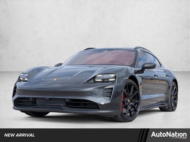 Gray (Ice Grey Metallic) 2023 Porsche Taycan GTS Sport Turismo Wagon AWD Wagon All-Wheel Drive Automatic