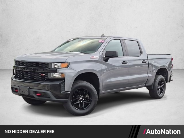 Gray (Satin Steel Metallic) 2022 Chevrolet Silverado 1500 Pickup Truck Four-Wheel Drive 8-Speed Automatic