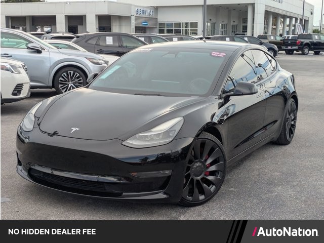 Solid Black [Black 2022 Tesla Model 3 Sedan All-Wheel Drive Automatic