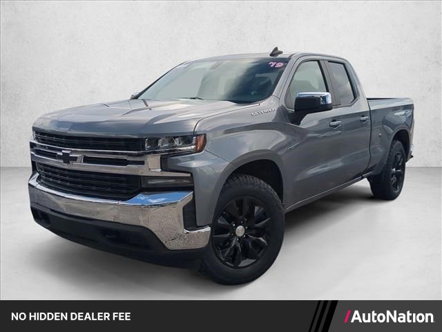 Gray (Satin Steel Metallic) 2019 Chevrolet Silverado 1500 Pickup Truck Four-Wheel Drive 8-Speed Automatic