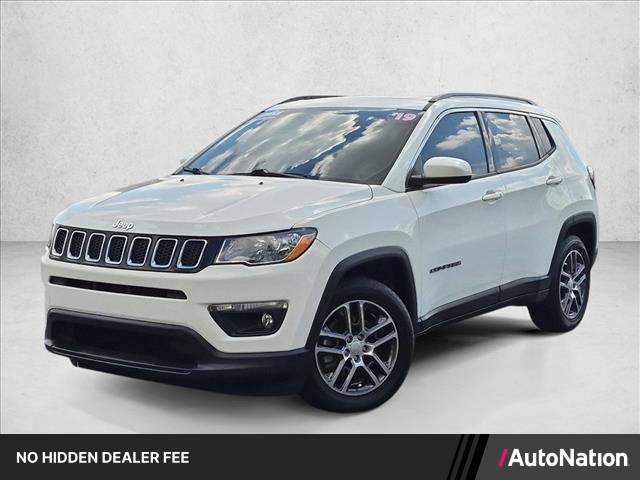 White Clearcoat 2019 Jeep Compass SUV / Crossover Front-Wheel Drive 6-Speed Automatic