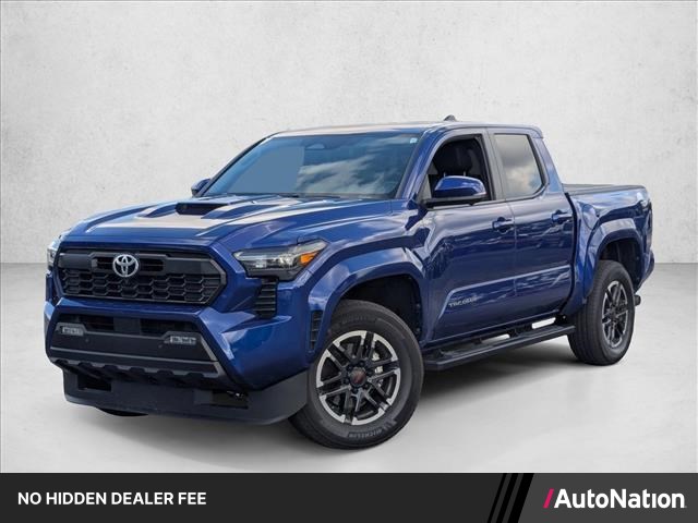 Blue Crush Metallic 2024 Toyota Tacoma TRD Sport Double Cab 4WD Pickup Truck Four-Wheel Drive Automatic