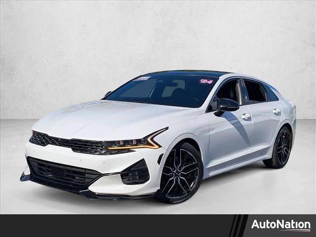 Glacial White Pearl 2024 Kia K5 GT FWD Sedan Front-Wheel Drive Automatic