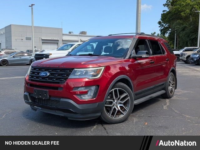 Ruby Red Metallic Tinted Clearcoat 2017 Ford Explorer Sport AWD SUV / Crossover All-Wheel Drive Automatic