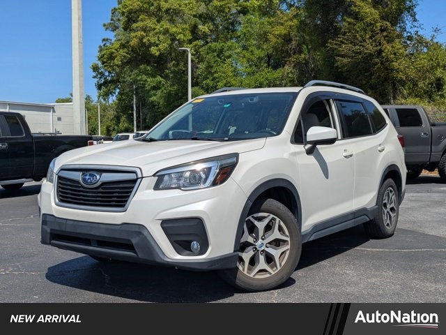 Crystal White Pear 2019 Subaru Forester 2.5i Premium AWD SUV / Crossover All-Wheel Drive Automatic