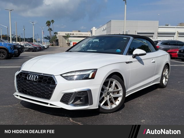 White 2024 Audi A5 Convertible All-Wheel Drive Automatic