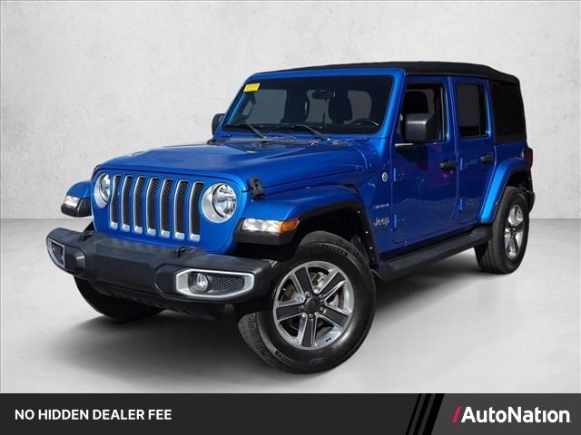 Hydro Blue Pearlcoat 2021 Jeep Wrangler SUV / Crossover Four-Wheel Drive 8-Speed Automatic