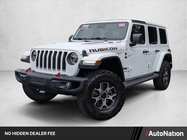 Bright White Clearcoat 2020 Jeep Wrangler SUV / Crossover Four-Wheel Drive 8-Speed Automatic